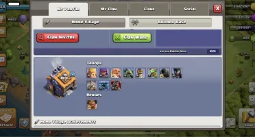 Clash of Clans CV 13 Semi Full - COM TROCA DE NICK