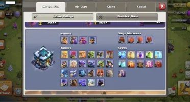 Clash of Clans CV 13 Semi Full - COM TROCA DE NICK