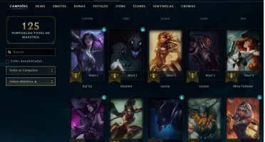 Conta Unranked MD10 5/4 Bronze 3 provisorio + skins