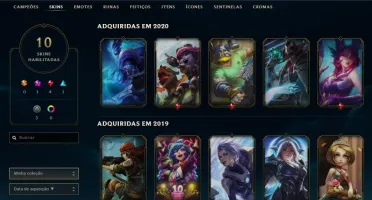Conta Unranked MD10 5/4 Bronze 3 provisorio + skins
