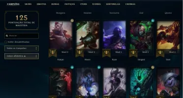 Conta Unranked MD10 5/4 Bronze 3 provisorio + skins