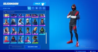 CONTA COM IKONIK E TWITCH FORTNITE