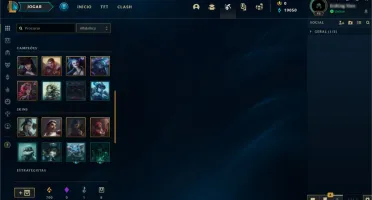 Conta Mestre - League of Legends