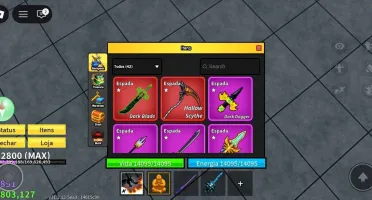 Conta Blox Fruits Gemada (Dragon,Kit E Tiger Perm)