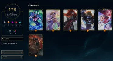 Conta Lol 478 Skins, Full Acesso.