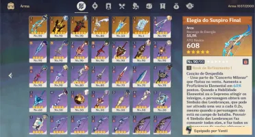 GENSHIN AR56 -XIAO-EULA-RAIDEN-ZHONGLI-VENTI E MUITO MAIS.