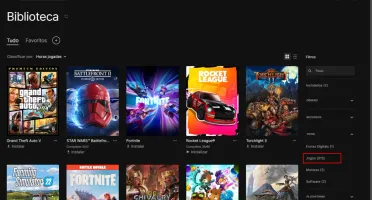 Conta Epic Games 300+ Jogos