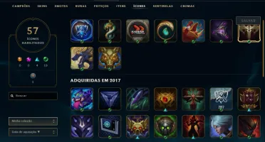 Conta Lol Platina 26 Skins 82 Champs Mmr Alto