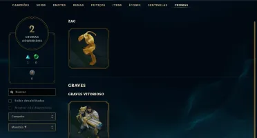 Conta Lol Platina 26 Skins 82 Champs Mmr Alto