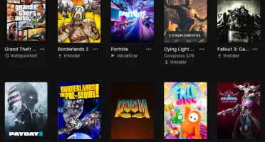 Conta Epic Games com GTA V