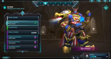 Conta de Paladins + de 75 skins e itens de passe de batalha