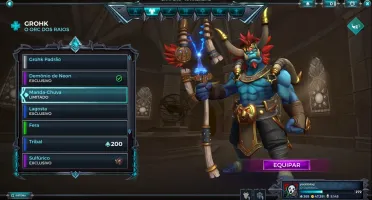 Conta de Paladins + de 75 skins e itens de passe de batalha