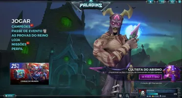 Conta de Paladins + de 75 skins e itens de passe de batalha