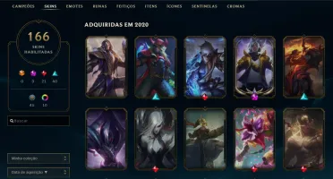 Conta lol com Riven campeonato 2012 e mais skins raras