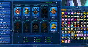 Zeed e Susano shin LADMO Omegamon server