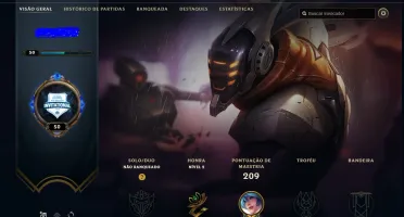 Duas contas de league of legends Lvl.50 e Lvl.130.