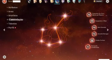 Conta Genshin Impact - AR 56, 10 personagens 5* e 31 no tota