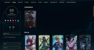 Ferro 1 com 35 Champs e 50 Skins