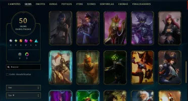 Ferro 1 com 35 Champs e 50 Skins