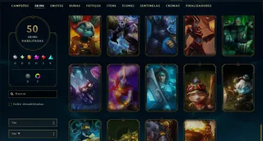 Ferro 1 com 35 Champs e 50 Skins