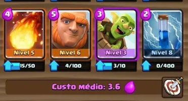 Conta Clash Royale, com 1 lendária.