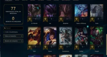 Conta Lv 30 Unranked Recém Upada