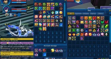 Conta Digimon Masters Online LvL 99 com susanoomon