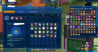 conta lv 100 com 3 jogress e varias bms 5/5
