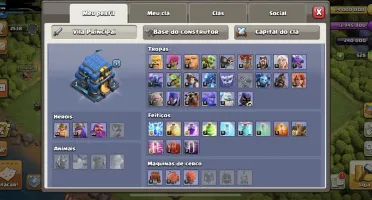 Conta Clash Of Clans Cv 12 semi full