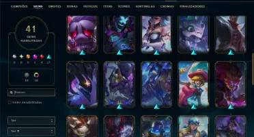 Mestre com 120 Champs e 41 Skins ( 591 PDL )