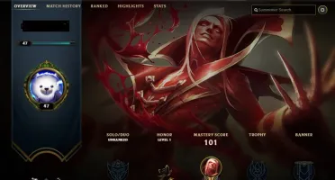 Conta de league of legends