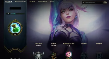 Conta de league of legends