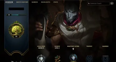 Conta de league of legends