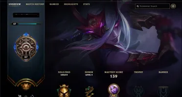 Conta de league of legends