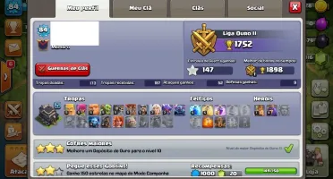 Nivel 84 CV 9 c/ 1900 Gemas e 5 Construtores