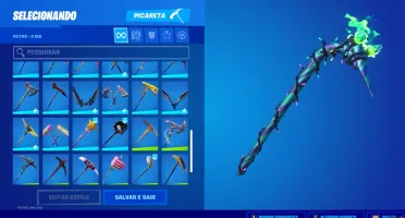 FORTNITE + PICARETA MINTY, SKINS DA WORLDCUP, VARIAS SKINS