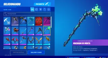 FORTNITE + PICARETA MINTY, SKINS DA WORLDCUP, VARIAS SKINS