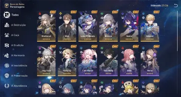 Conta Honkai Star Rail AR 58