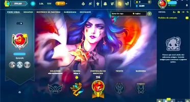 Conta Nfa + Skin Leblanc Natalina Legado + ( Smurf Barato )!