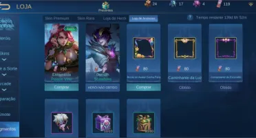 Vendo conta no Mítico com Skin Hero