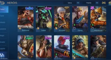 Vendo conta no Mítico com Skin Hero