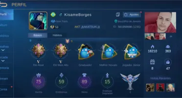 Vendo conta no Mítico com Skin Hero