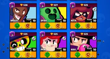 Conta Brawl Stars 19k troféus 38/40 Brawlers