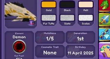 Silvestratus 1 mut, gen 1, demon element, Dragon Adventures