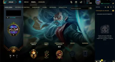 Conta lol Gold III EZ PULSEFIRE E ORIANA VITORIOSA