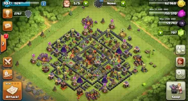 Clash of Clans conta level 107 CV10