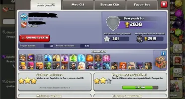 Clash of Clans conta level 107 CV10