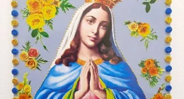 Quadrinho de Azulejo "N. S. da Guia"