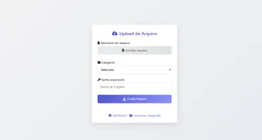 Gerenciador de Download com Link Encurtado