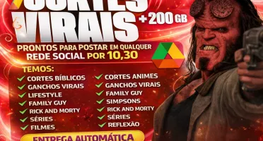 [Apenas Hoje 88% Off!] Pack Cortes Virais +300Gb De Videos